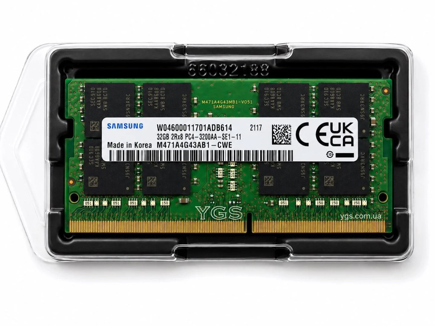 samsung DDR4-3200 32GB 8GB×4枚 Купити оперативну пам'ять Samsung 32GB SO-DIMM DDR4 3200MHz PC4